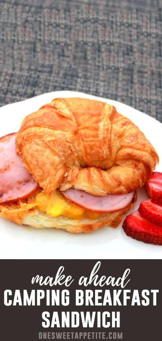 Easy To Make Camping Breakfast Sandwich Recipe - One Sweet Appetite