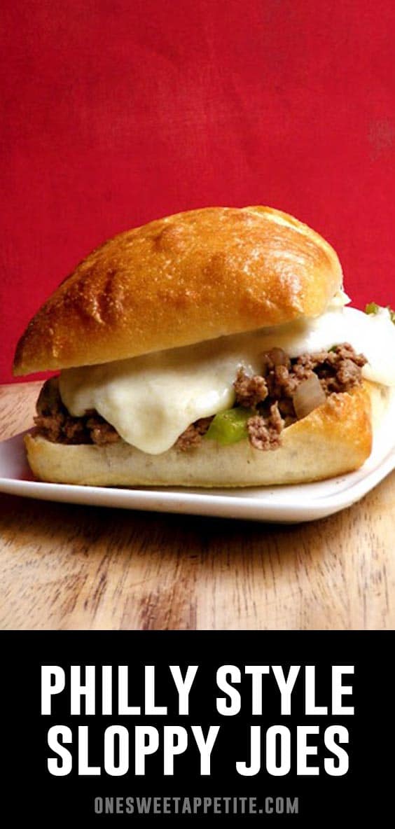 Philly Cheese Steak Sloppy Joes are about to become your new favorite dinner! Made with just 5 ingredients, this is an easy enough for a weeknight and tasty enough the entire family will enjoy! 