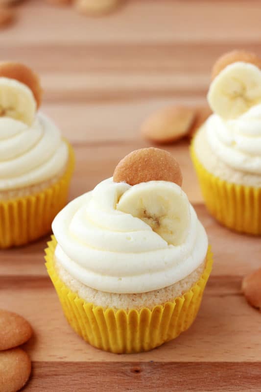 Banana Pie Cupcakes