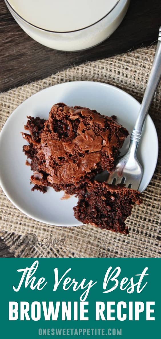 Nothing helps fix a chocolate craving like a pan of the best brownies! With just a few simple ingredients you are left with a rich dense homemade brownie that is unbelievably delicious!