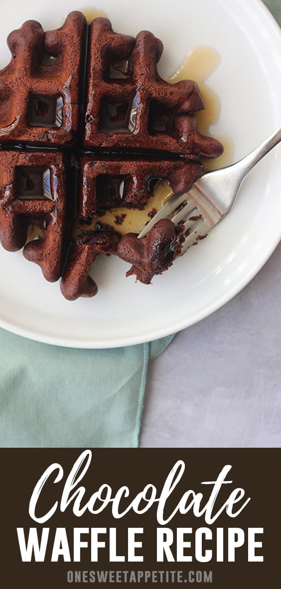 These easy chocolate waffles are fluffy and rich in flavor. The perfect breakfast or brunch recipe! 