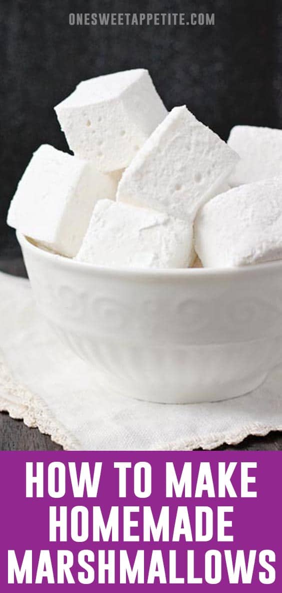 This easy Homemade Marshmallow recipe is ideal for snacking, hot cocoa, or camping! You will never buy a bag in the store again! 