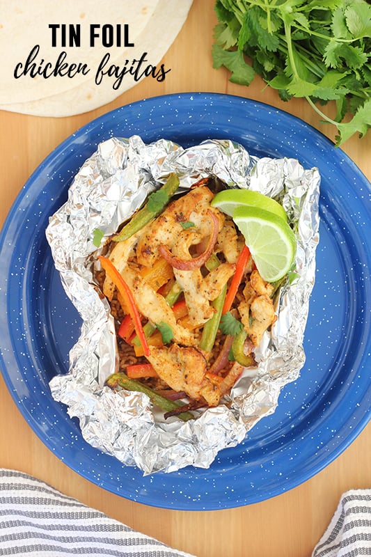 Camping Tin Foil Fajitas