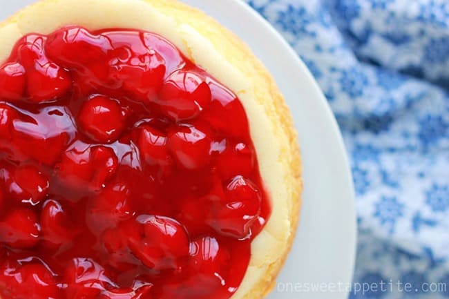 the best cheesecake with cherries