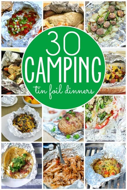 30 Camping Tin foil Dinners