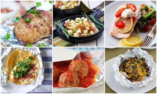 camping tin foil meals