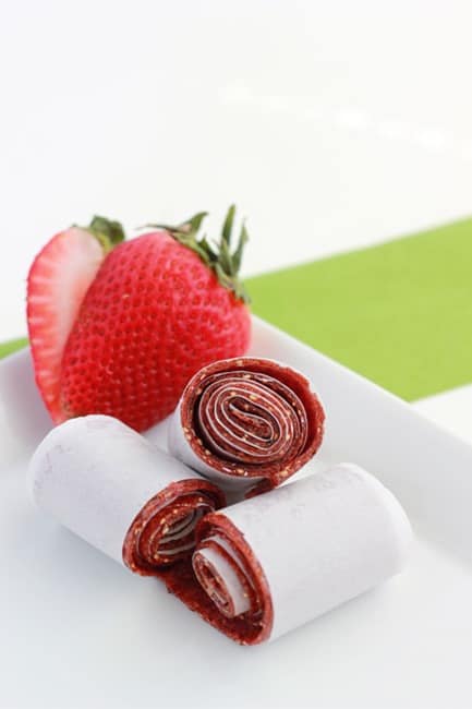 Strawberry Fruit Roll Up Recipe - One Sweet Appetite