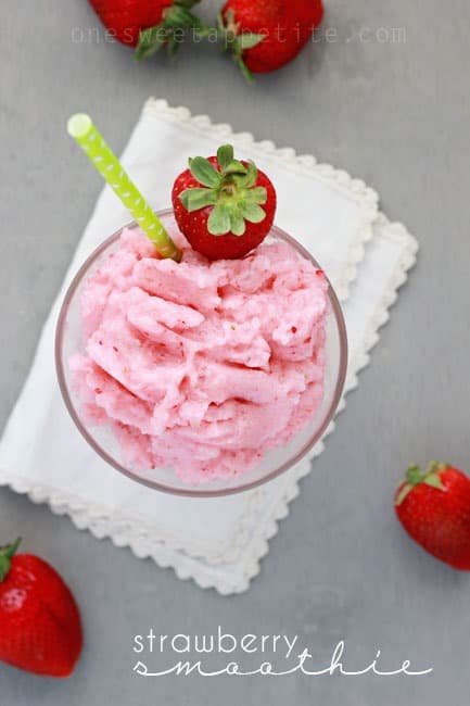 strawberry smoothie