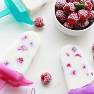 Raspberry Yogurt Pops