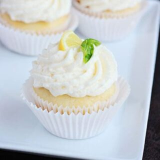 Lemon Basil Cupcakes