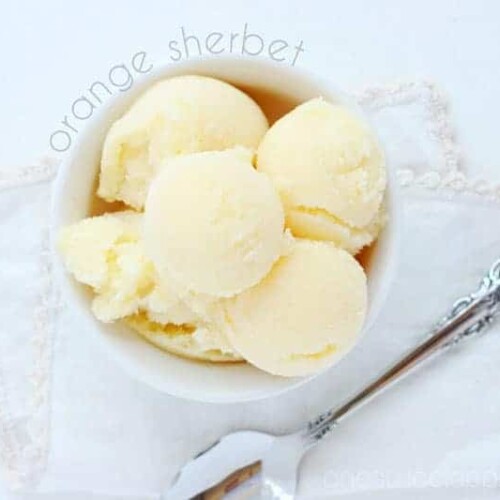 Easy Orange Sherbet