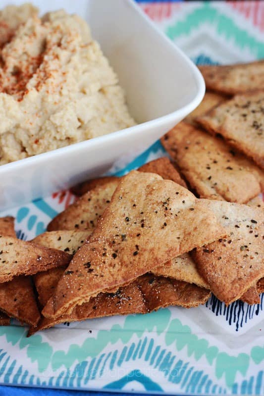 oven baked pita chips recipe