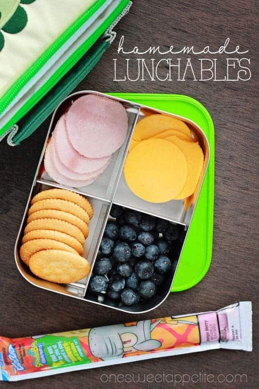 Let's Talk Homemade Lunchables - One
