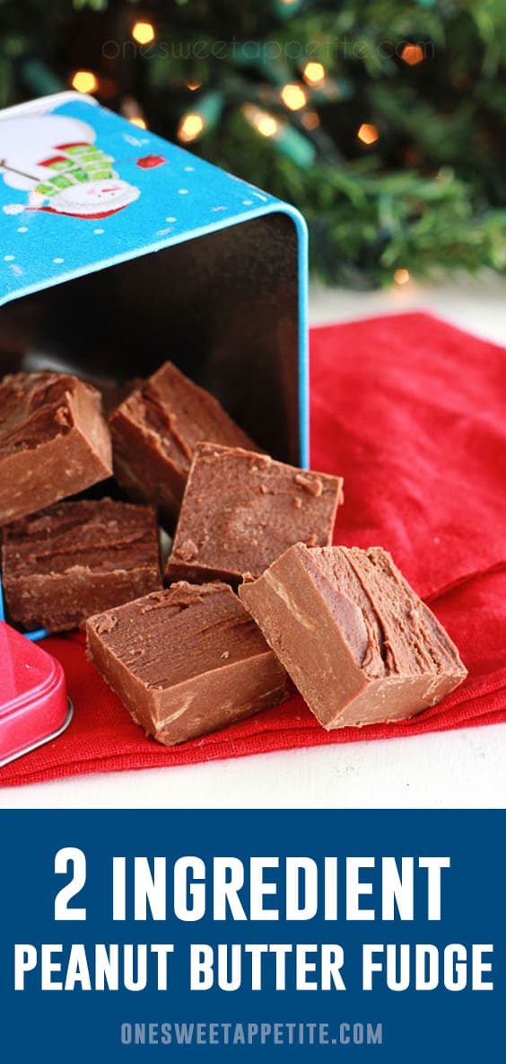 This easy 2 Ingredient Peanut Butter Chocolate Fudge recipe is creamy and delicious! Perfect for sharing and comes together in under 10 minutes! This easy 2 Ingredient Peanut Butter Chocolate Fudge recipe is creamy and delicious! Perfect for sharing and comes together in under 10 minutes!