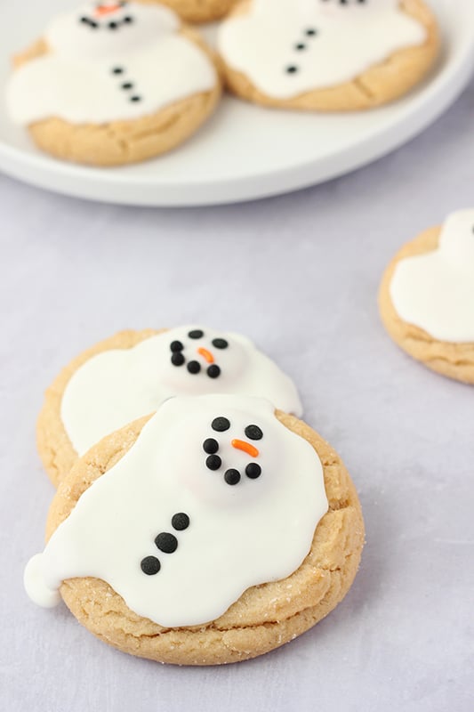 Melted Snowman Cookies Tutorial