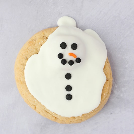 Melting Snowman Cookies