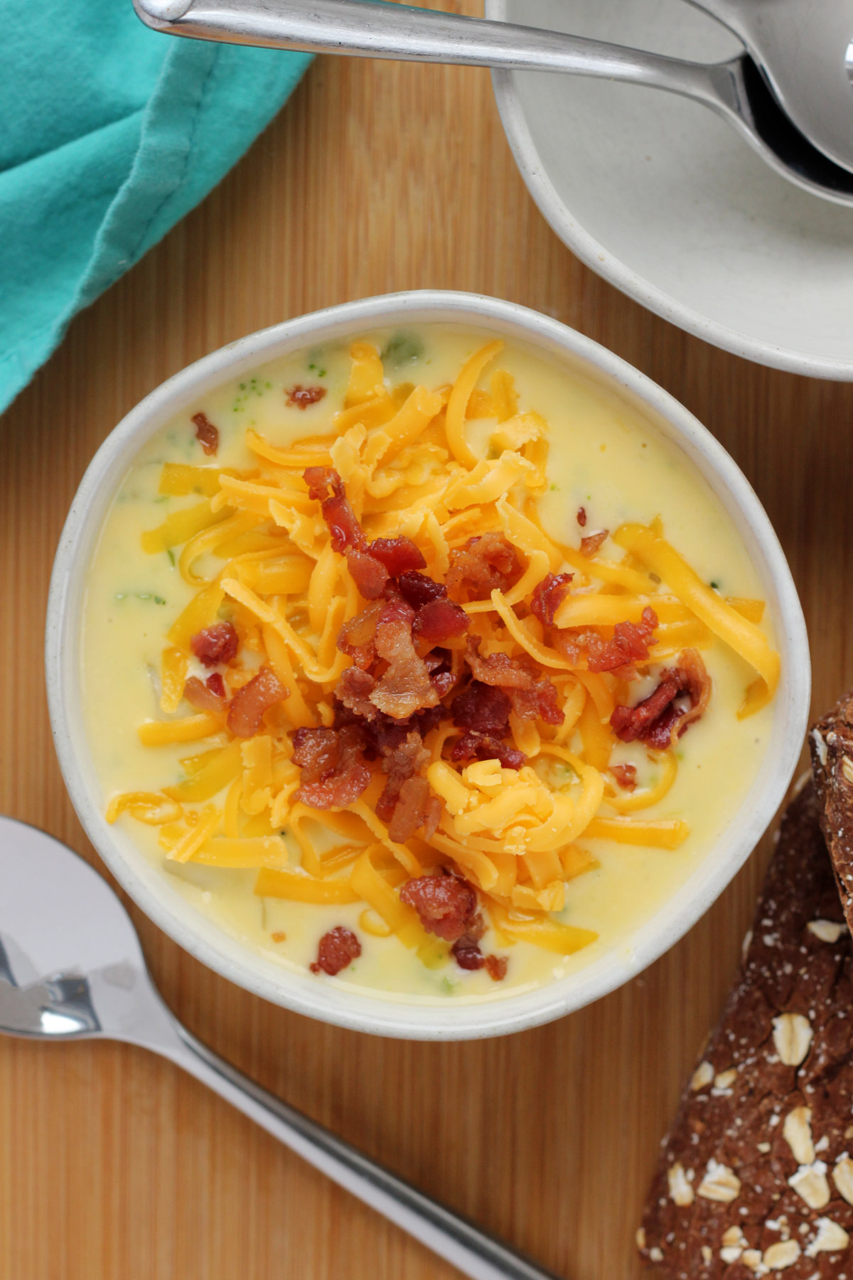 Velveeta Broccoli Cheese Soup Recipe One Sweet Appetite