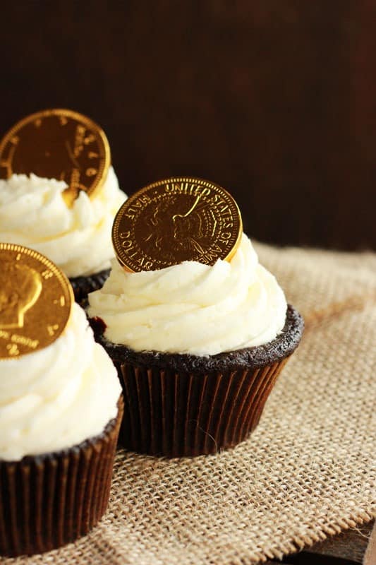 Irish Stout Whiskey Cupcakes