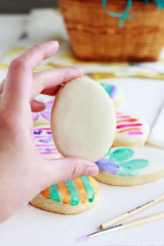 watercolor cookies canvas