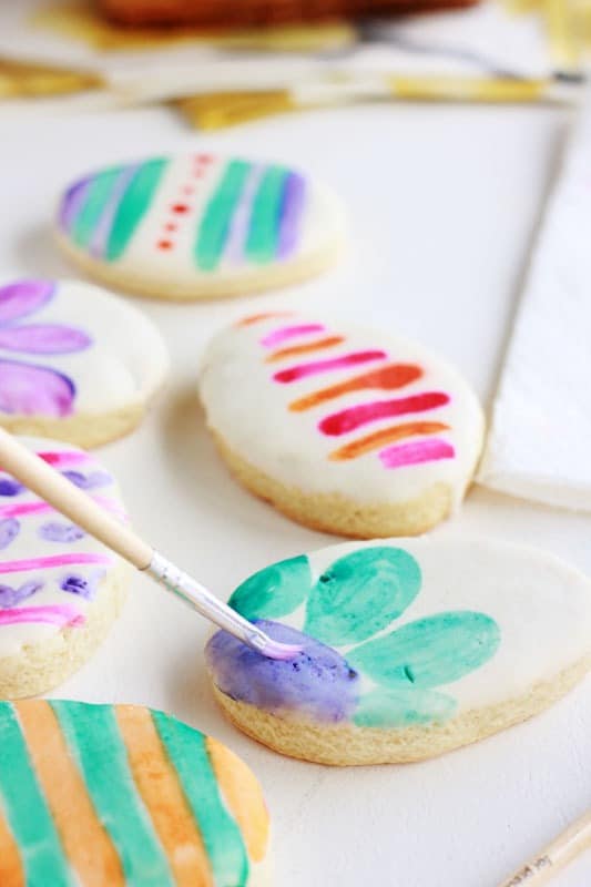 watercolor cookies tutorial