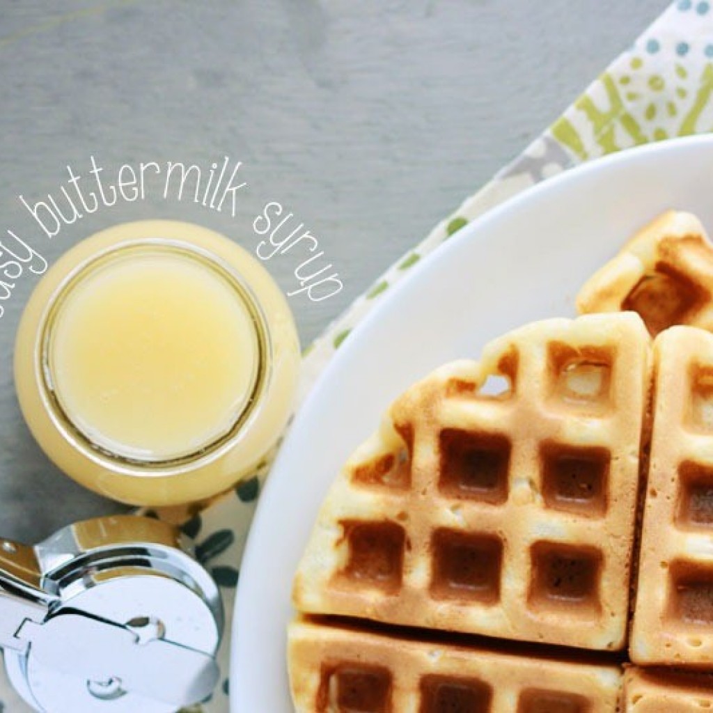 Easy Buttermilk Syrup - One Sweet Appetite