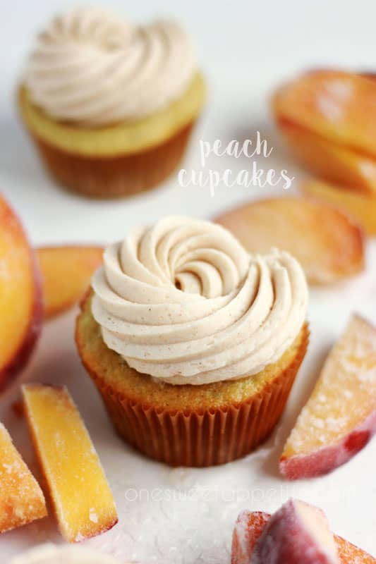 Peach Cupcakes