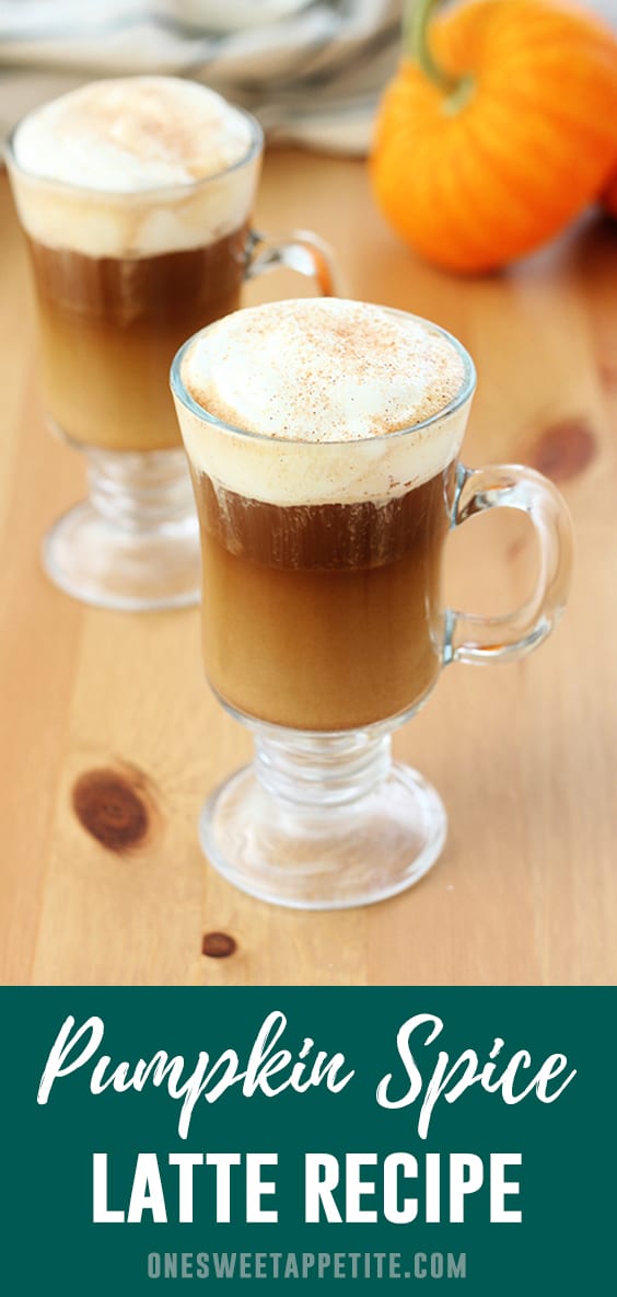 Pumpkin Spice Latte. Play barista at home and whip up this classic fall drink! All you need is milk, pumpkin puree, sugar, vanilla extract, pumpkin pie spice, and espresso. 