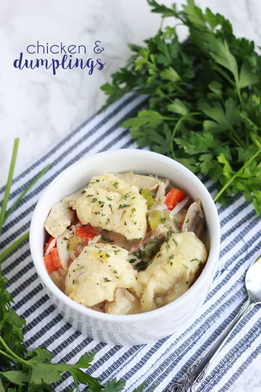 Chicken and dumplings