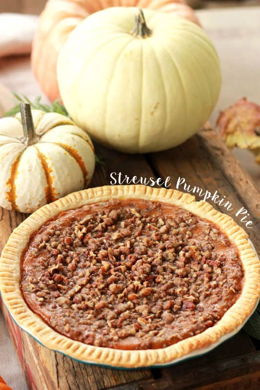 Streusel Pumpkin Pie