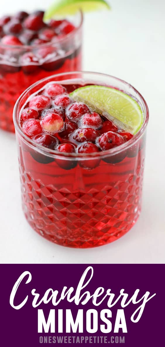 Cranberry Champagne Cocktail. A delicious way to bring in some of that wonderful holiday flavor and still keep things simple! Tis the season to raise your glass and toast to family, friends, and cheer!