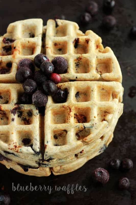 Blueberry Waffle Recipe