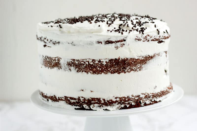 Chocolate Whipped Cream Cake One Sweet Appetite