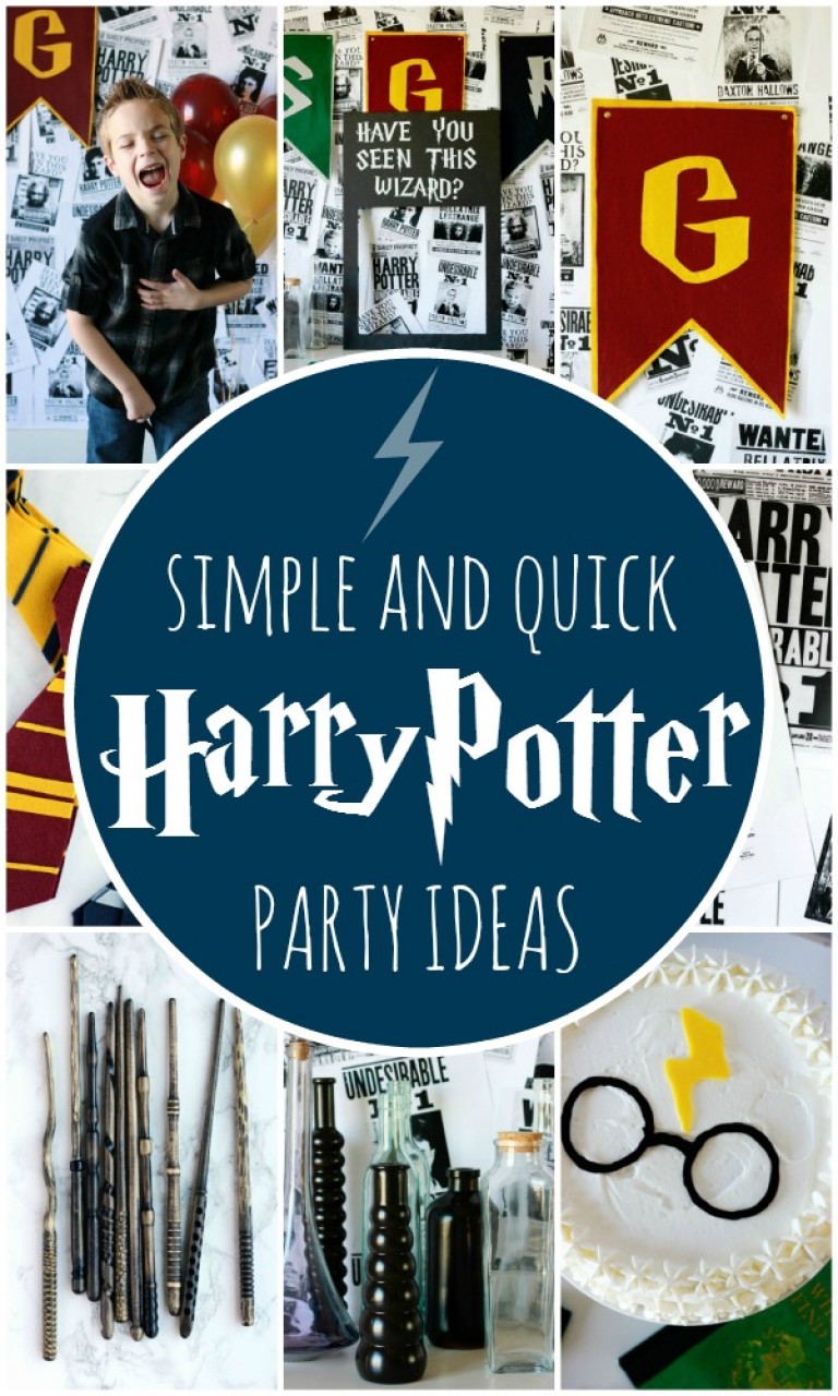 Simple Harry Potter Party Ideas - One Sweet Appetite