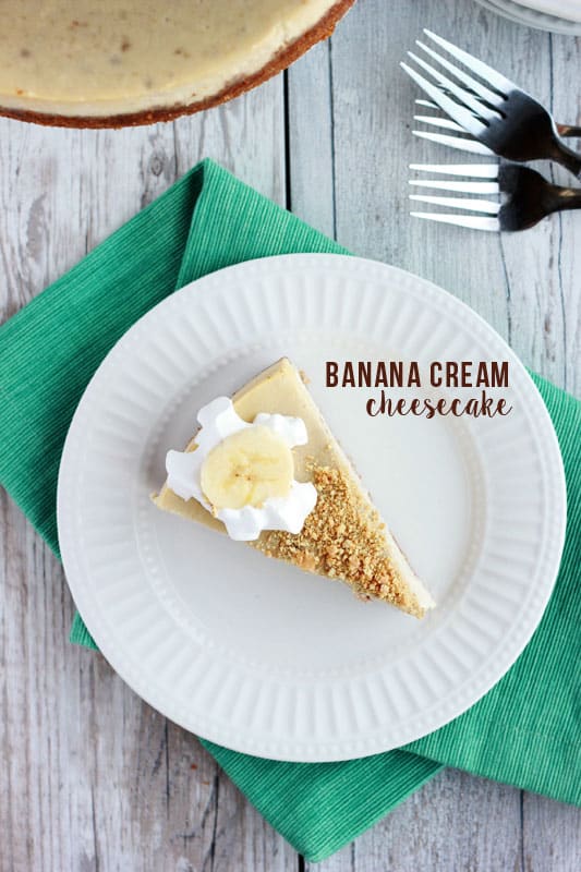 Banana Cream Cheesecake