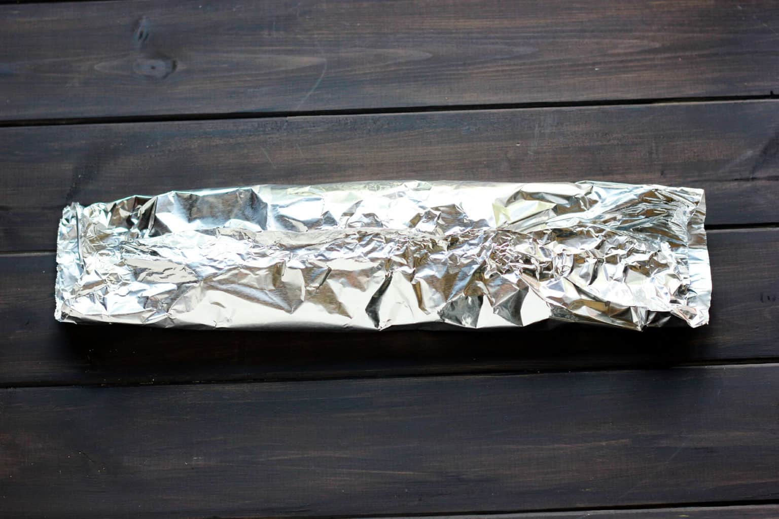 Folding a Tin Foil Dinner Step 4