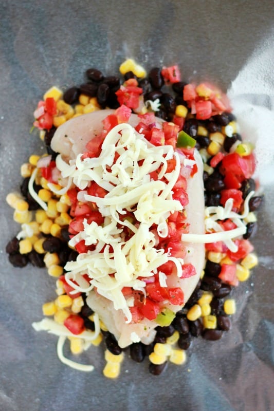 Southwestern Chicken Tin Foil Dinner Recipe