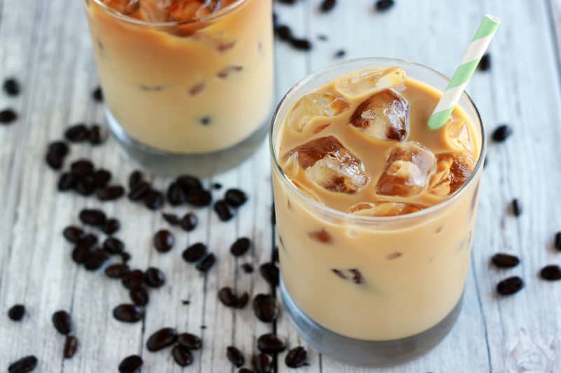 Caramel Iced Coffee Recipe- 3 Ingredients! - One Sweet Appetite