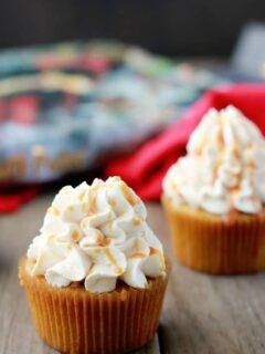 Butterbeer Cupcakes on One Sweet Appetite