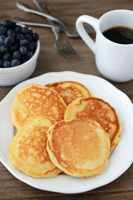 The Best Cornmeal Pancakes