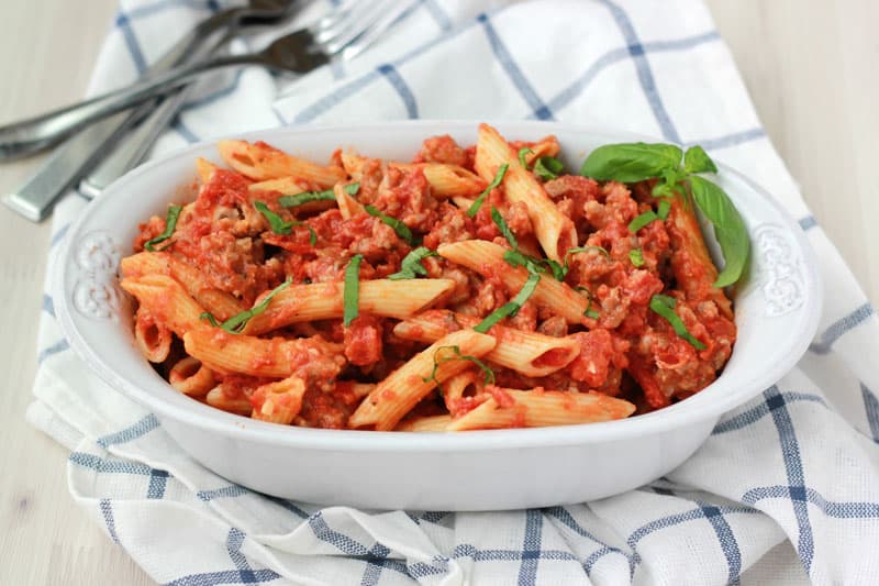 Tomato Basil Penne - One Sweet Appetite