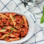 Tomato Basil Penne on One Sweet Appetite