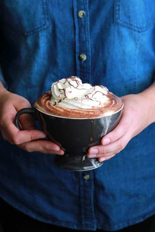 Nutella Hot Chocolate on One Sweet Appetite