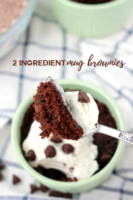 2 Ingredient Mug Brownies