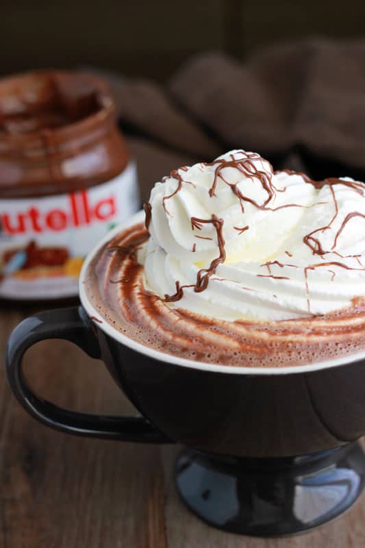 Easy Nutella hot Chocolate