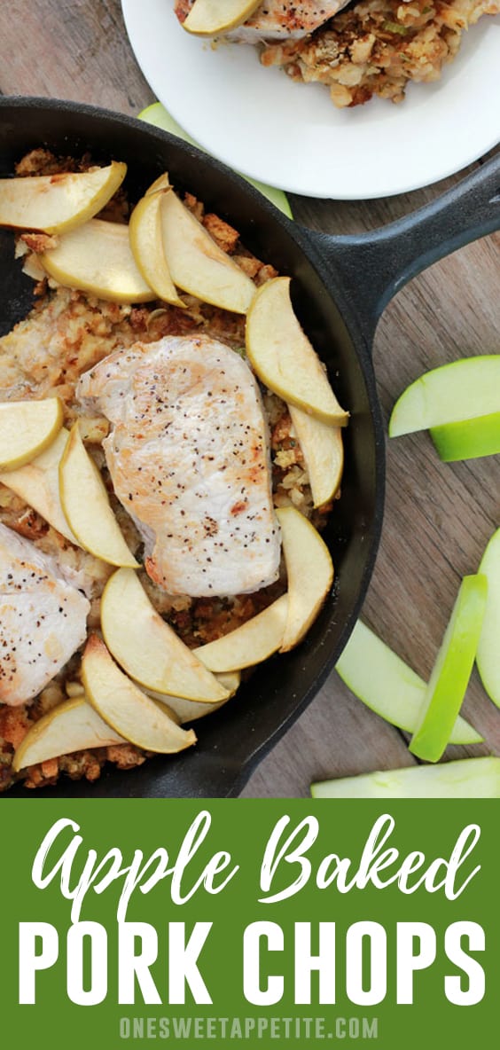 Sweet and savory combine to create this delicious weeknight meal! Apple Baked Pork Chops are a fall flavor combination you will love!