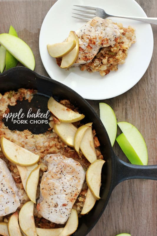 Apple Baked Pork Chops