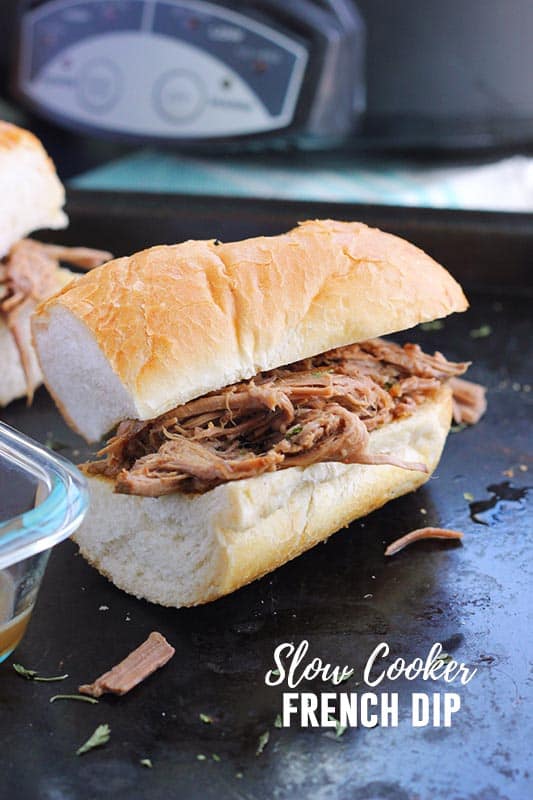 Slow Cooker French Dip