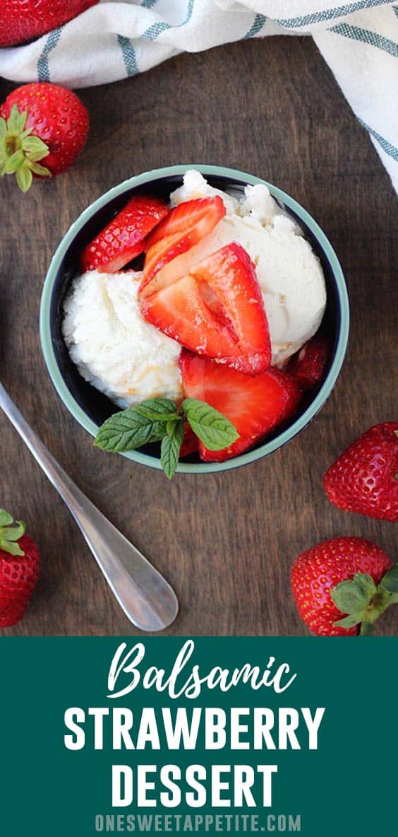 Up your dessert game with this indulgent balsamic strawberries with vanilla ice cream recipe. Made with simple ingredients like strawberries, balsamic vinegar, and just a touch of sugar for the perfect summer dessert recipe.