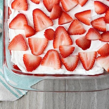 Five Minute Strawberry Dessert - One Sweet Appetite