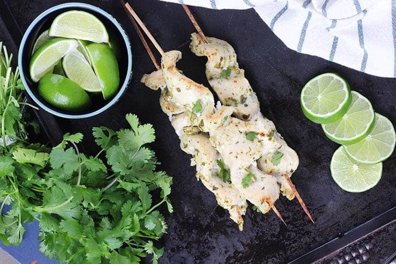 Chicken Skewer Appetizer3w